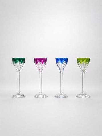 Val Saint Lambert - Drinkset (4) - Legagneux - Kristal -