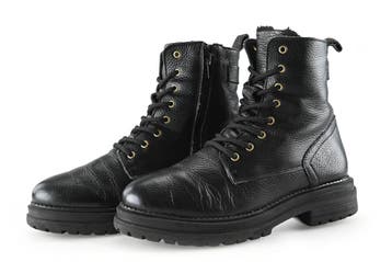 Poelman Veterboots in maat 39 Zwart, Poelman, Verzenden, Zwart, Overige typen