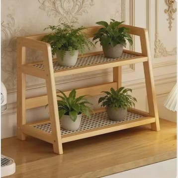 2-Laags Bamboe Opbergrek - Stijlvolle Organizer voor Keuken,, Verzenden, Nieuw