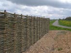 wilgentenen  wilgentenen schutting wilgen takken vlechthout, Verzenden, Nieuw, 20 meter of meer, Overige typen