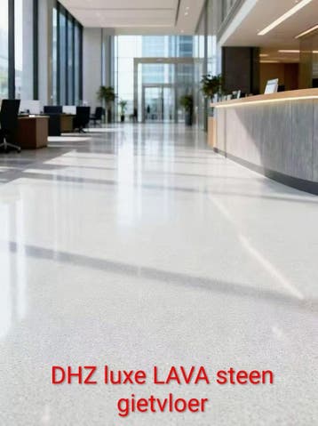 LAVASTEEN 2K gietvloer Gietcoating €24,95m2 Luxe designvloer, Verzenden, Nieuw, Verf, 10 tot 15 liter