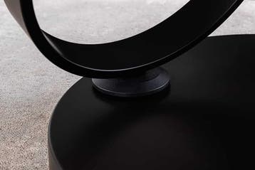 Design salontafel DANCING RINGS roest ronde draaibare, Huis en Inrichting, Tafels | Salontafels, Ophalen of Verzenden, Nieuw