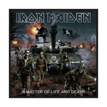 Iron Maiden A Matter of Life and Death Patch officiële merch, Ophalen of Verzenden, Nieuw, Kleding