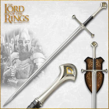 Lord of the Rings Replica 1/1 Narsil Sword of Elendil, Ophalen of Verzenden, Nieuw