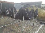 Compleet Ingerichte Easy up Partytent huren Zwart 4,5x3  6x3, Ophalen, Nieuw