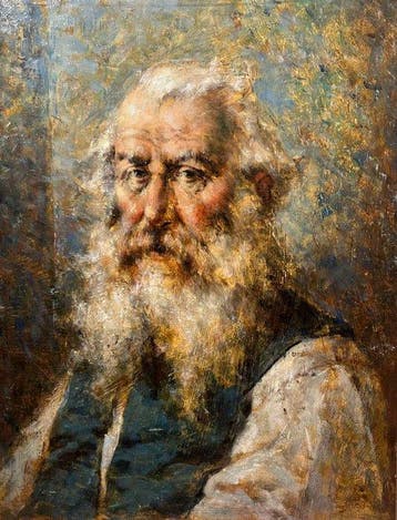 Nazzareno Sidoli (1879–1969) - Ritratto di Uomo Barbuto - NO