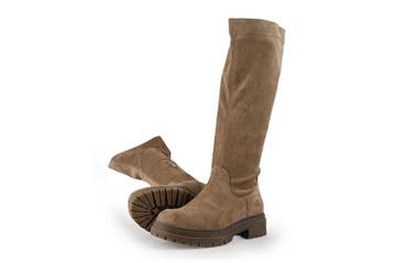 Sub55 Laarzen in maat 38 Beige, Kleding | Dames, Hoge laarzen, Verzenden, Beige, Sub55