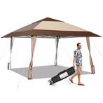 2dekans | Coast 4 m x 4 m Terras Pavilion dak tent met, Tuin en Terras, Zonneschermen, Ophalen of Verzenden, Zo goed als nieuw