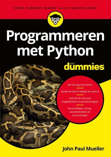 Programmeren met Python voor Dummies / Voor Dummies, Boeken, Verzenden, Gelezen, John Paul Mueller