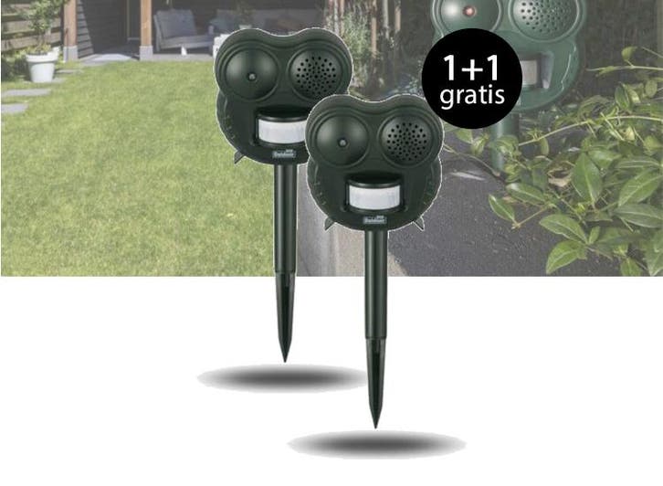 909 Outdoor Ultrasone Honden-, Katten- en Muizen Verjager, Dieren en Toebehoren, Overige Dieren-accessoires, Nieuw, Verzenden