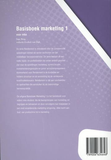 Basisboek marketing 1 9789006634648, Verzenden, Zo goed als nieuw