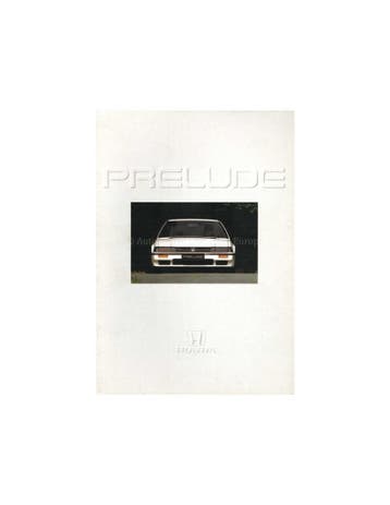 1986 HONDA PRELUDE BROCHURE ENGELS, Nieuw, Honda, Author