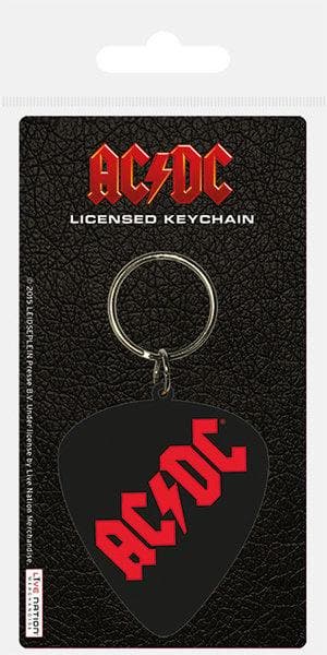 AC/DC Sleutelhanger Plectrum, Verzamelen, Muziek, Artiesten en Beroemdheden, Ophalen of Verzenden, Nieuw