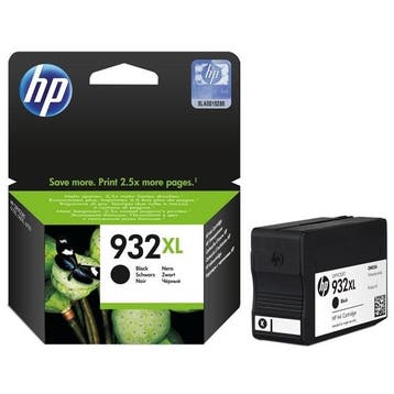 HP 932XL (CN053AE) inktcartridge zwart hoge capaciteit, Verzenden, Nieuw, Cartridge, HP