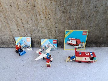 Lego Set - Legoland - LEGO 6688 Ambulance (1985):LEGO 6529, Nieuw