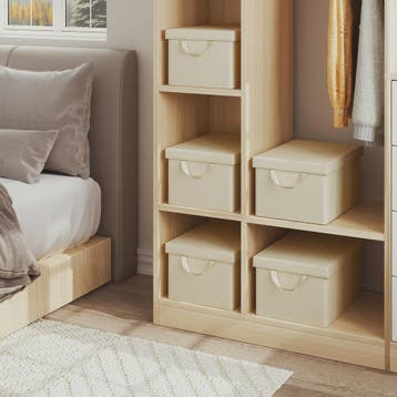Set Opbergdozen met Deksel - Opvouwbare Stoffen Organizers v, Verzenden, Nieuw