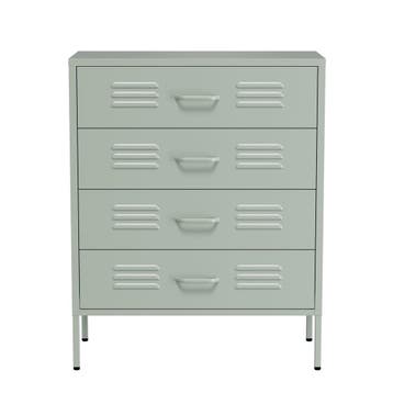 Ladekast | Lockerkast | Kledingkast | 80x40x100cm | Groen, Verzenden, Nieuw