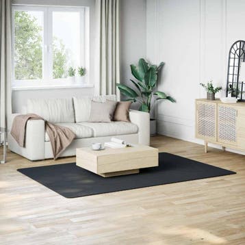 vidaXL Vloerkleed wasbaar korte pool anti-slip 160x230 cm, Verzenden, Nieuw, Zwart