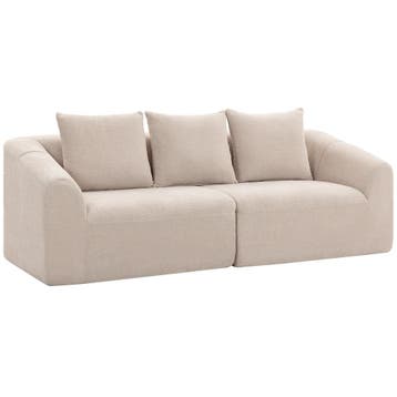 3-Sitzer Sofa, Chenille Cloud Couch Ohne Rahmen, Dicke Feder, Verzenden, Nieuw
