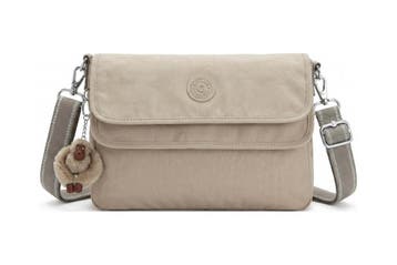Kipling Schoudertas Beige, Verzenden, Zo goed als nieuw, Beige