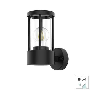 Buitenlamp Florentino | E27 fitting | IP54  | Mat zwart, Verzenden, Minder dan 50 watt, Wandlamp, Nieuw