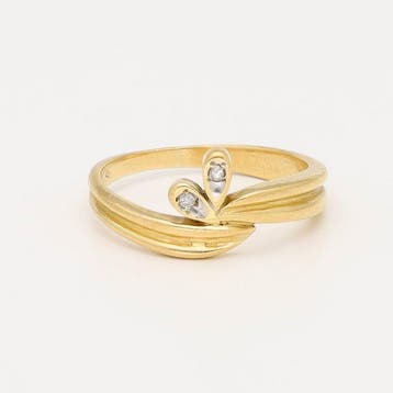 Ring - 18 karaat Geel goud Diamant (Natuurlijk), Nieuw