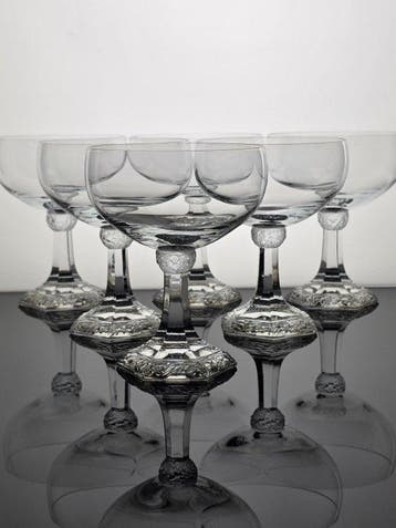 Rosenthal - Champagneglas (6) - Maria - Glas, Antiek en Kunst