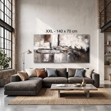 Monika Spiewak - Abstract - Oil Painting Stretched On The