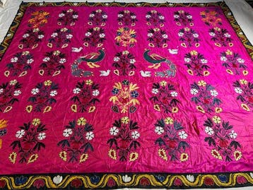 Suzane Kilim - Suzane Tapijt, Bankhoes, Bedhoes,, Nieuw