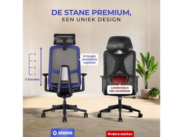 Stane Premium - Ergonomische Bureaustoel - Verstelbare, Huis en Inrichting, Stoelen, Verzenden, Zo goed als nieuw