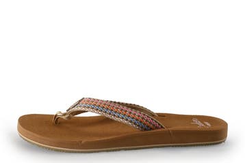 Reef Slippers in maat 40 Beige, Slippers, Verzenden, Beige, Zo goed als nieuw