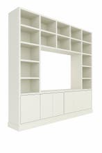 Grote moderne tv kast ongelijke vakken 300 x 240cm, Huis en Inrichting, Kasten | Buffetkasten, Ophalen of Verzenden, Nieuw