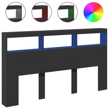 Design Hoofdbord Zwart - 47% Korting - Retourdeal, Ophalen of Verzenden, Zo goed als nieuw