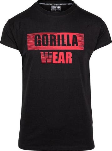 2dekans | Gorilla Wear Murray T-shirt - Zwart - M, Ophalen of Verzenden, Zo goed als nieuw, Gorilla Wear