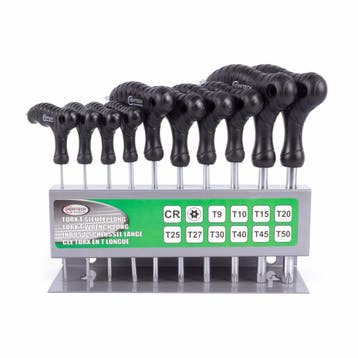 Hofftech T-Greep Torxsleutel Set - 10-delig - Inclusief O..., Ophalen of Verzenden, Nieuw