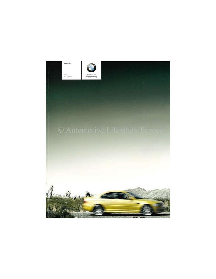2004 BMW M3 BROCHURE NEDERLANDS, Boeken, Auto's | Folders en Tijdschriften, BMW