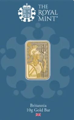 10 gram goudbaar Royal Mint - Britannia (met certificaat), Verzenden, Goud
