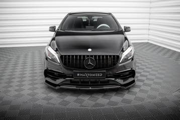 Front Splitter V.1 Mercedes-Benz A AMG-Line W176 Facelift, Verzenden