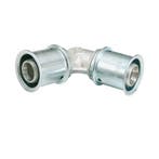 MultiTubo Persfitting metaal vertind knie 45° 32 x 32 mm, Ophalen of Verzenden, Nieuw