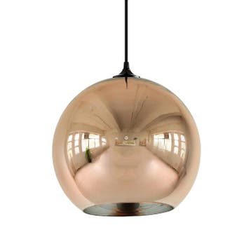 Koperen lamp DD design | hanglamp, Huis en Inrichting, Lampen | Hanglampen, Verzenden, Nieuw