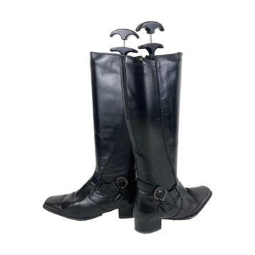 Helioform - Hoge dames laarzen - Zwart - Maat 37,5, Nieuw
