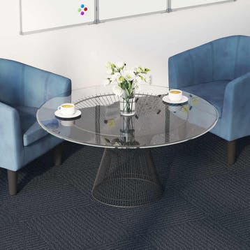 vidaXL Vloertegel Blauw Grijs 50 x 50 cm 4 st PP en Bitumen, Verzenden, Nieuw
