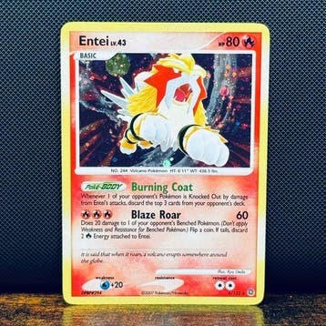 Pokémon Card - Entei Holo 4 – Pokémon, Nieuw