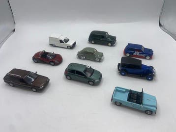 Solido, Norev 1:43 - Modelauto (9) - Renault, populaire, Nieuw