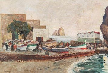 Italiaanse school (XX) - Marina di capri