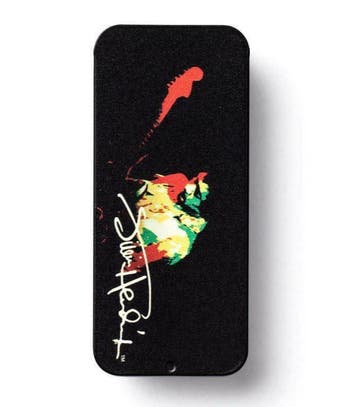 Jimi Hendrix opbergblikje + plectrums heavy officiële merch, Verzamelen, Muziek, Artiesten en Beroemdheden, Ophalen of Verzenden