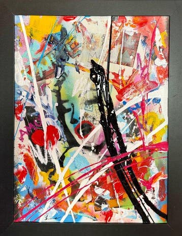 Michele Socionovo - Marilyn Basquiat Amour Abstrait limited