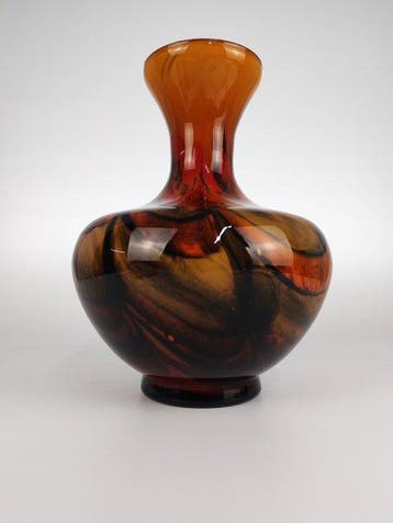 Vaas - Glas - Opaline Florence Vaas, Antiek en Kunst