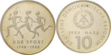 10 Mark 1988 Kurs- en Gedenkmunten, Verzenden