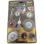 Benson Borstelset Boormachine 10-delig - Voor Ontbramen e..., Ophalen of Verzenden, Nieuw